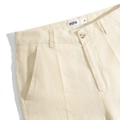 Quần Short Linen Bycotton Màu Kem - SS2