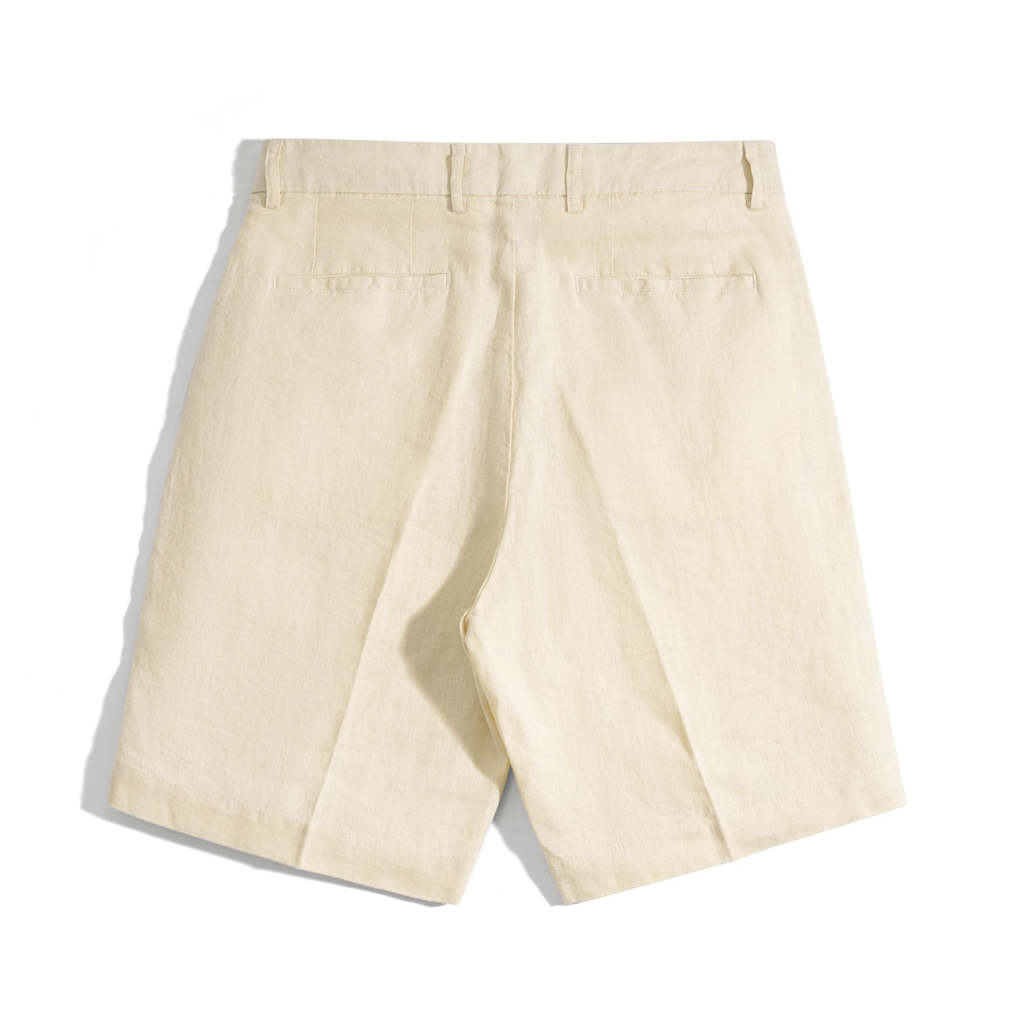 Quần Short Linen Bycotton Màu Kem - SS2