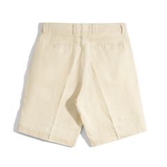 Quần Short Linen Bycotton Màu Kem - SS2