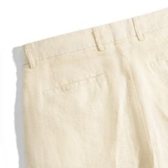 Quần Short Linen Bycotton Màu Kem - SS2