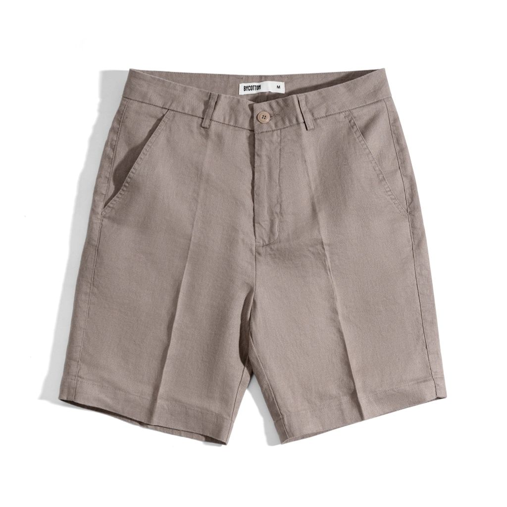 Quần Short Linen Bycotton Màu Ruốc - SS2