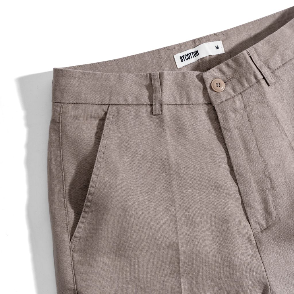 Quần Short Linen Bycotton Màu Ruốc - SS2