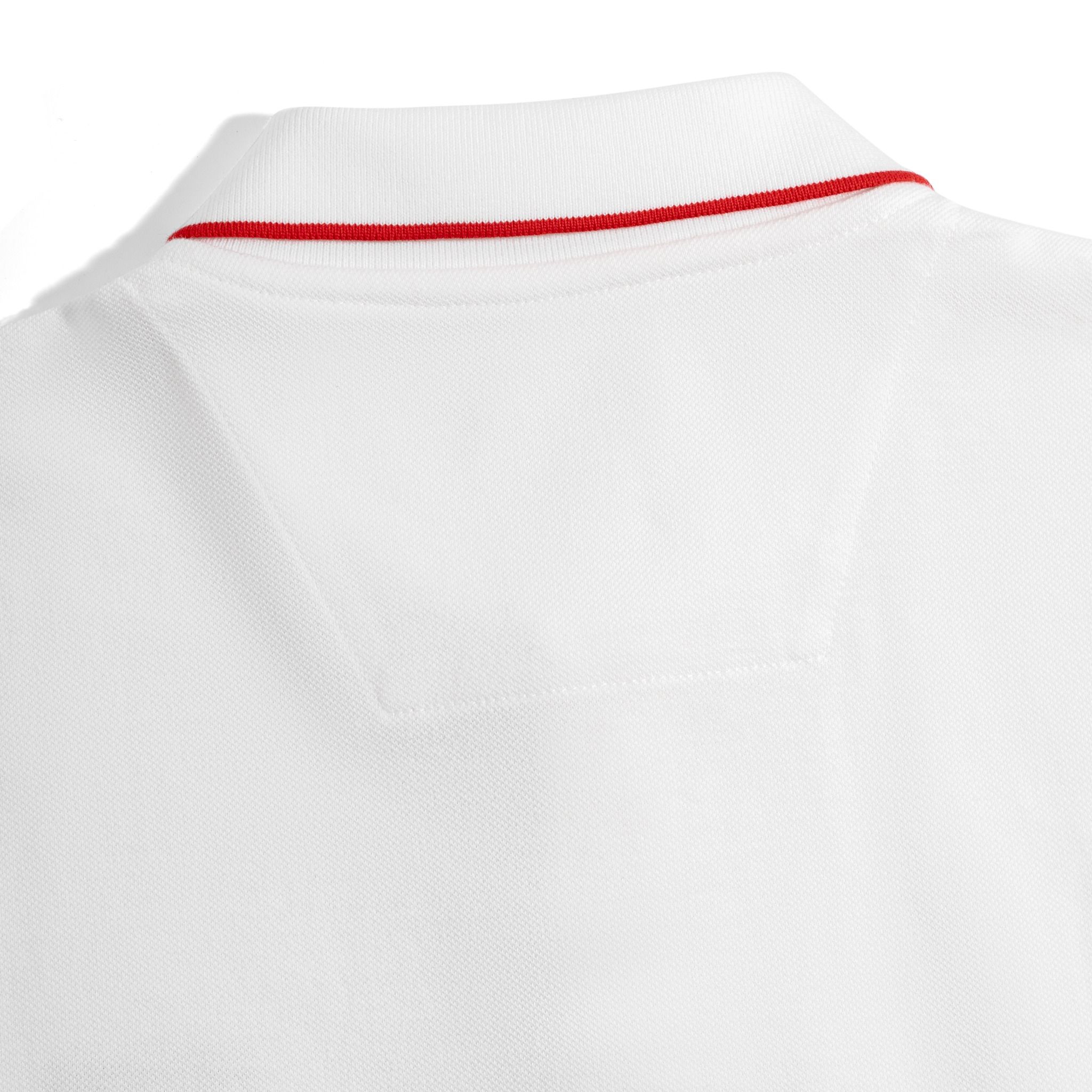 Áo Thun Polo Pique 1.0 Trắng In Icon Góc Ngực