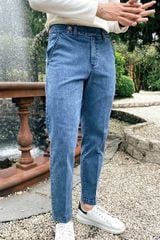 LIGHT BLUE JEANS TROUSERS