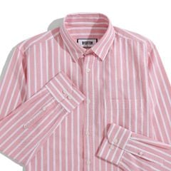 BIG STRIPES PINK OXFORD SHIRT