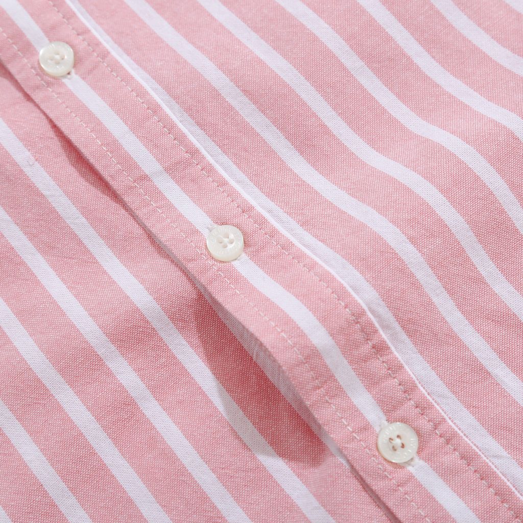 BIG STRIPES PINK OXFORD SHIRT