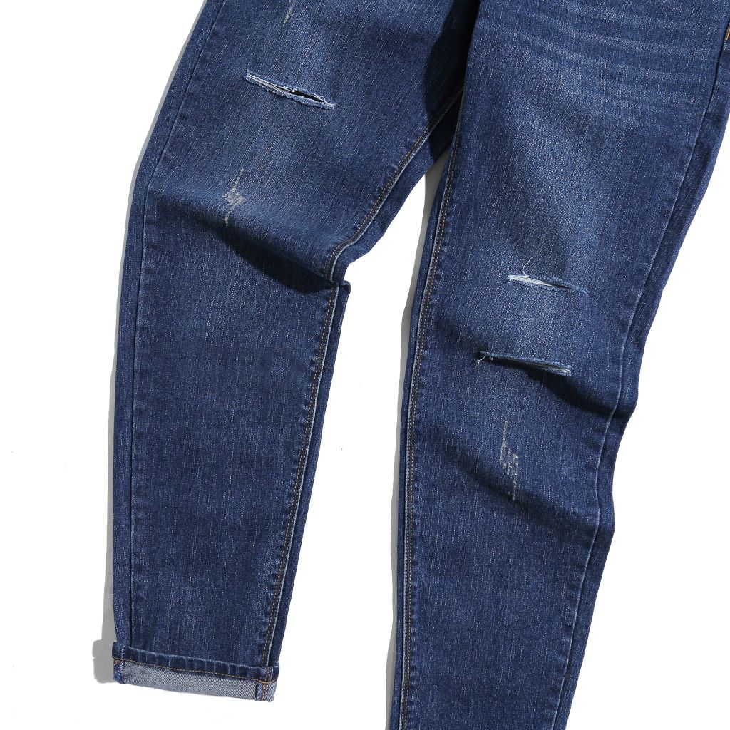 JEANS DARK BLUE RÁCH