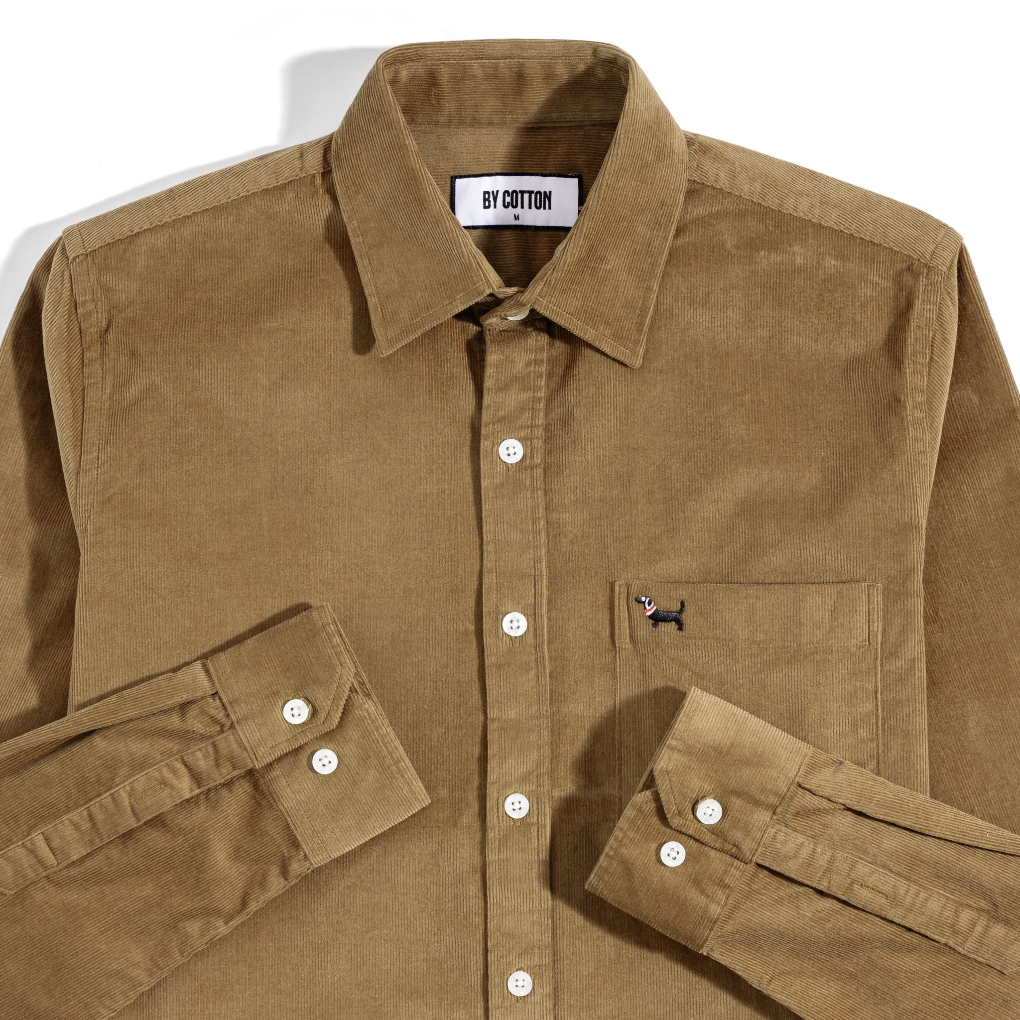 Áo Sơ Mi Nam By Cotton Velvet Nâu