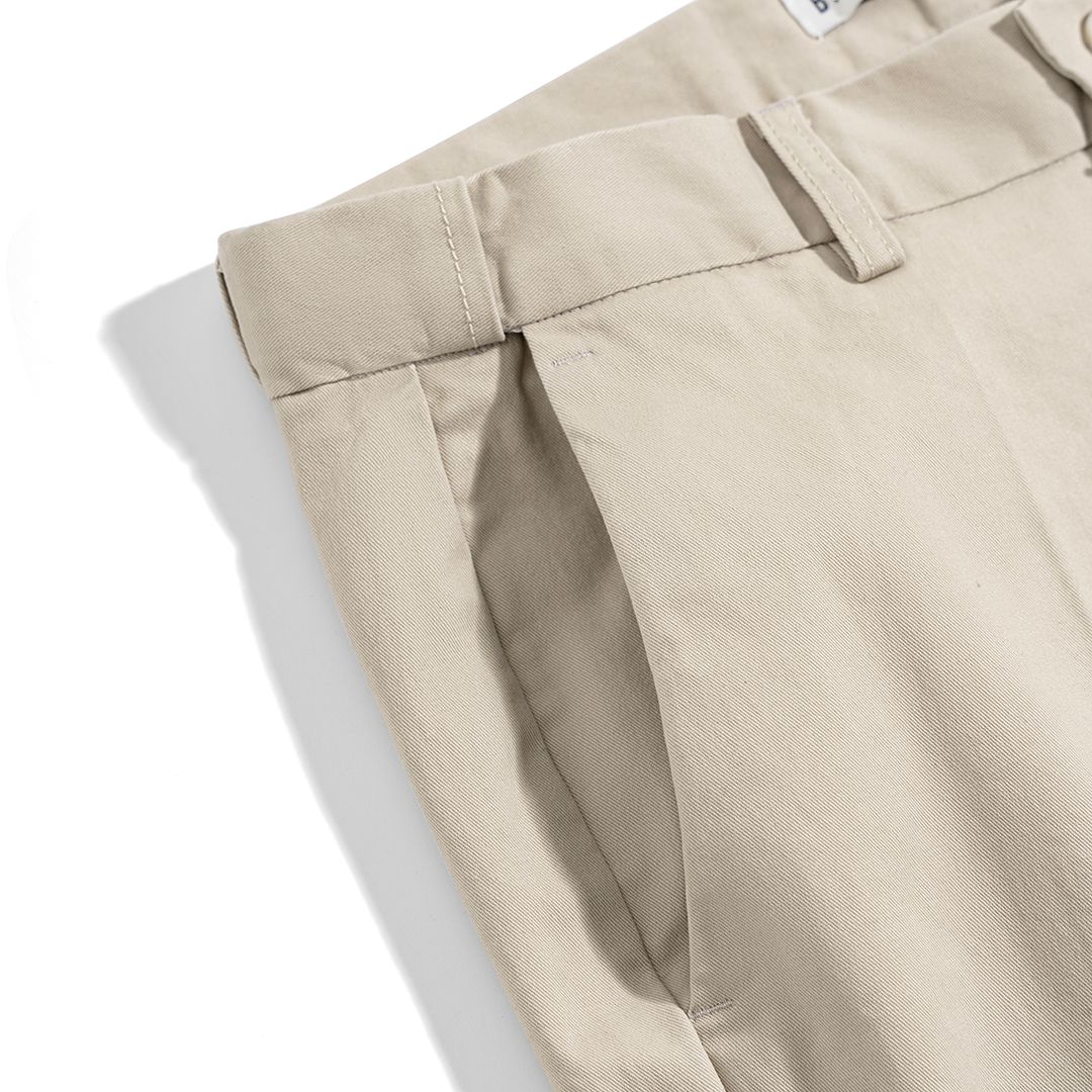 Regular Chinos Kaki Cream
