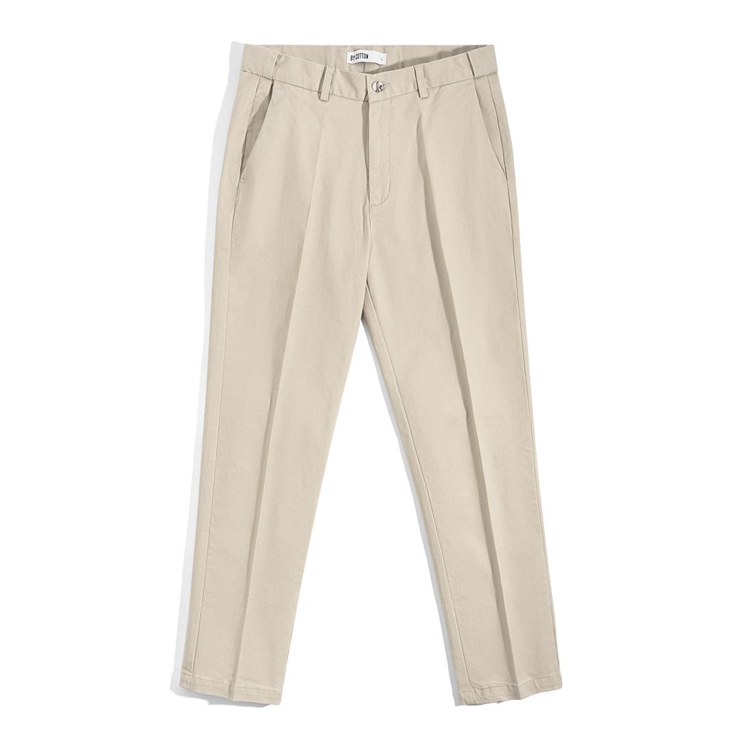 Regular Chinos Kaki Cream