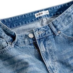 Quần Jeans Dài By Cotton - Regular - Xanh Đậm