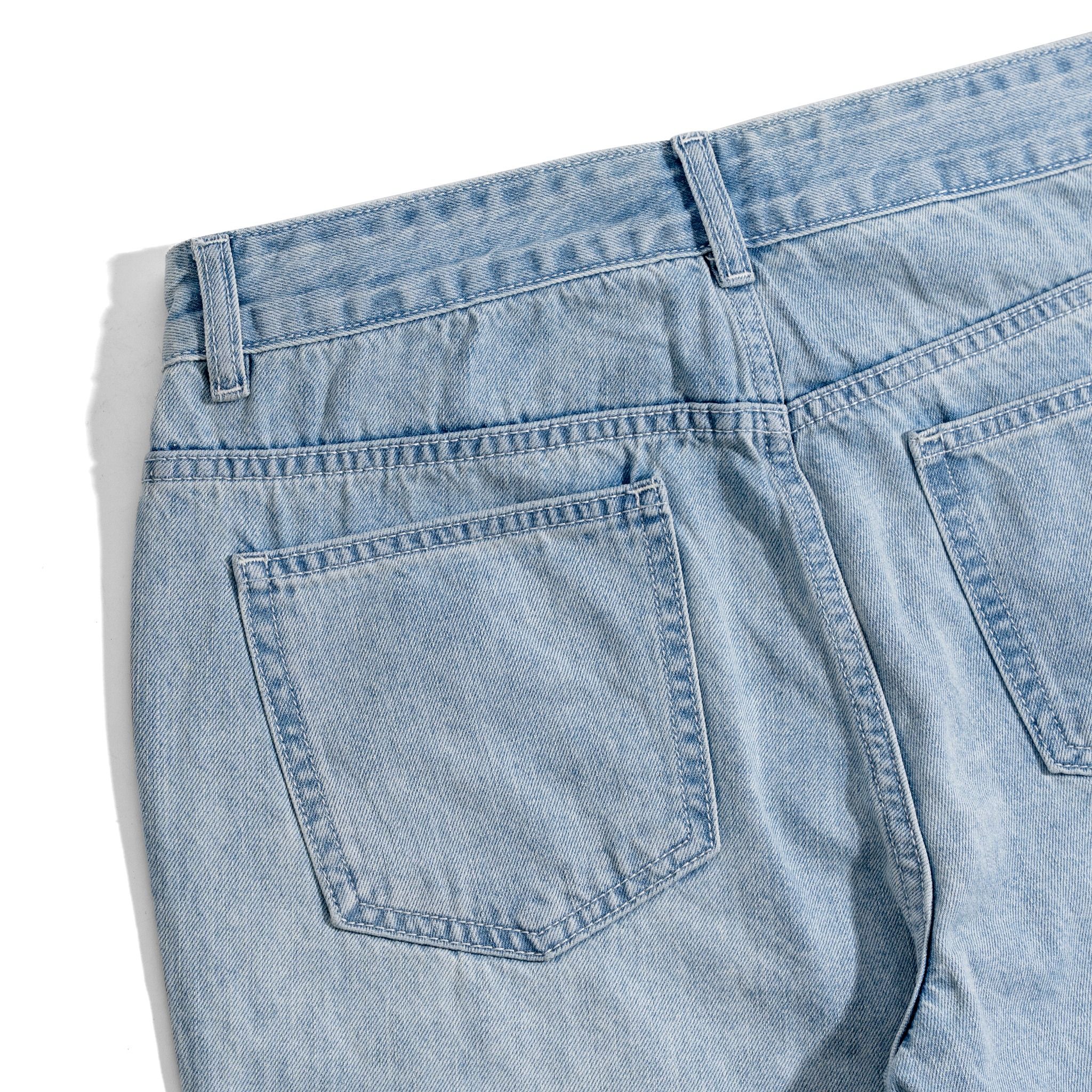 Quần Jeans Dài By Cotton - Regular - Xanh Nhạt