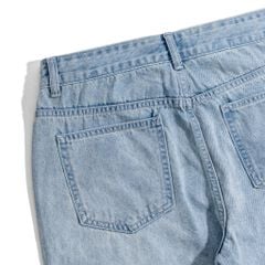 Quần Jeans Dài By Cotton - Regular - Xanh Nhạt