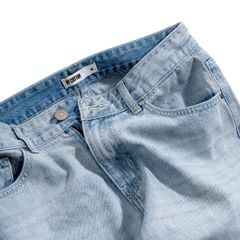 Quần Jeans Dài By Cotton - Regular - Xanh Nhạt