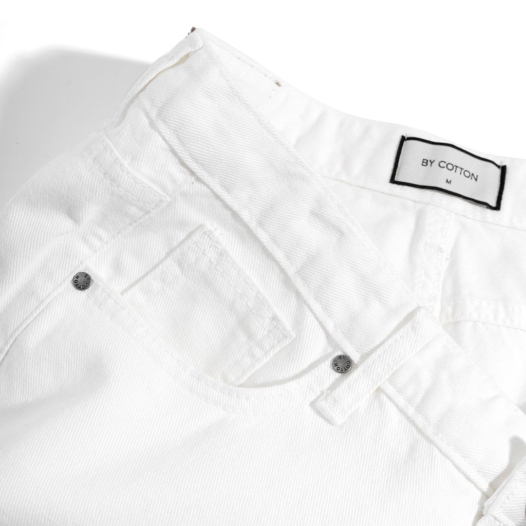 Straight Jeans - White