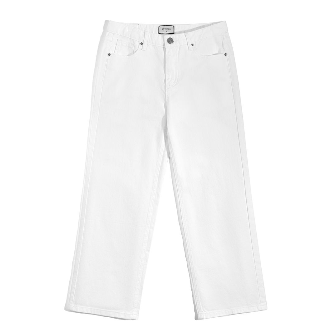 Straight Jeans - White