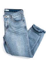 Quần Jeans Dài By Cotton Basic Xanh Nhạt