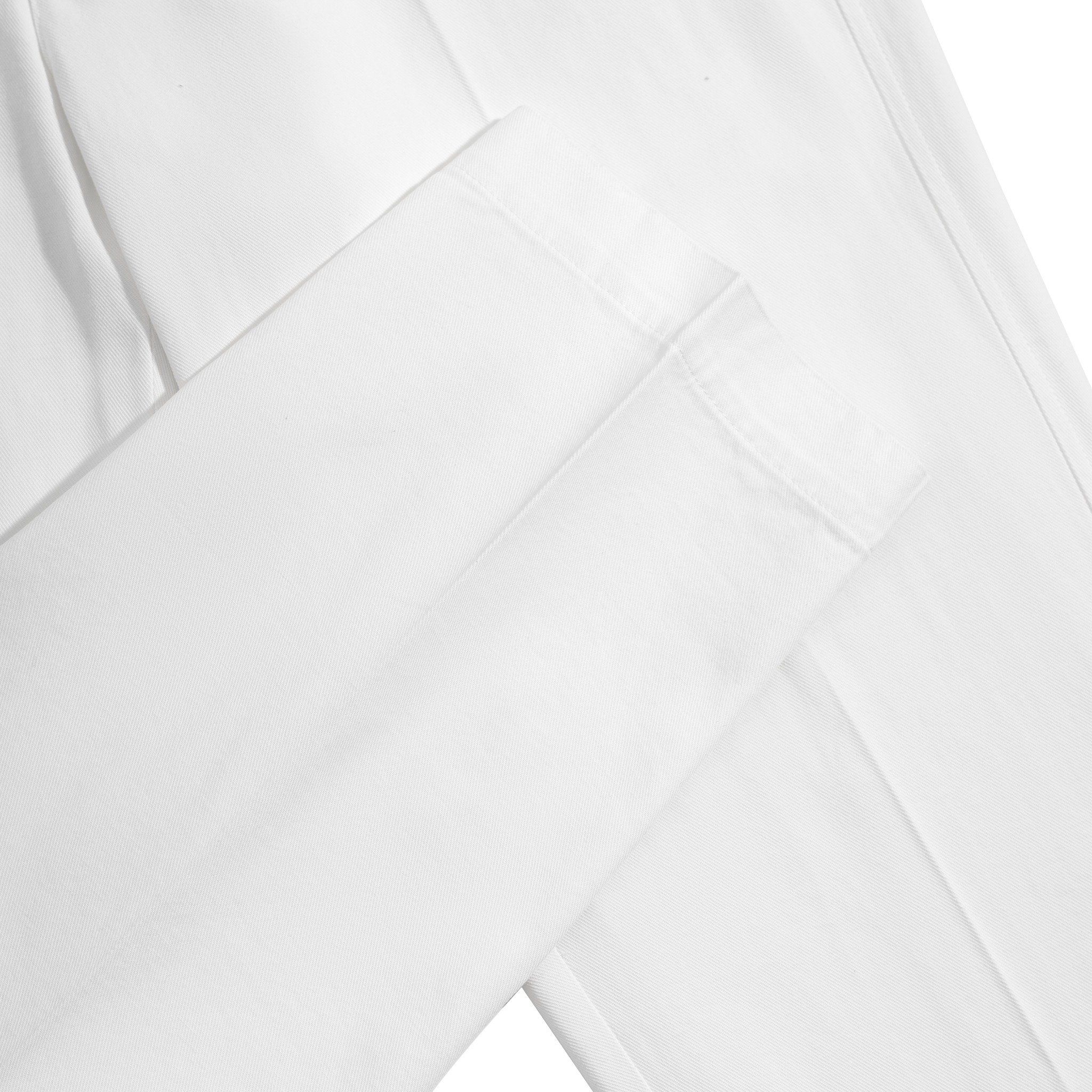 Quần Linen Dài Form Ống Đứng - Màu Trắng