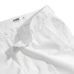 Quần Linen Dài Form Ống Đứng - Màu Trắng