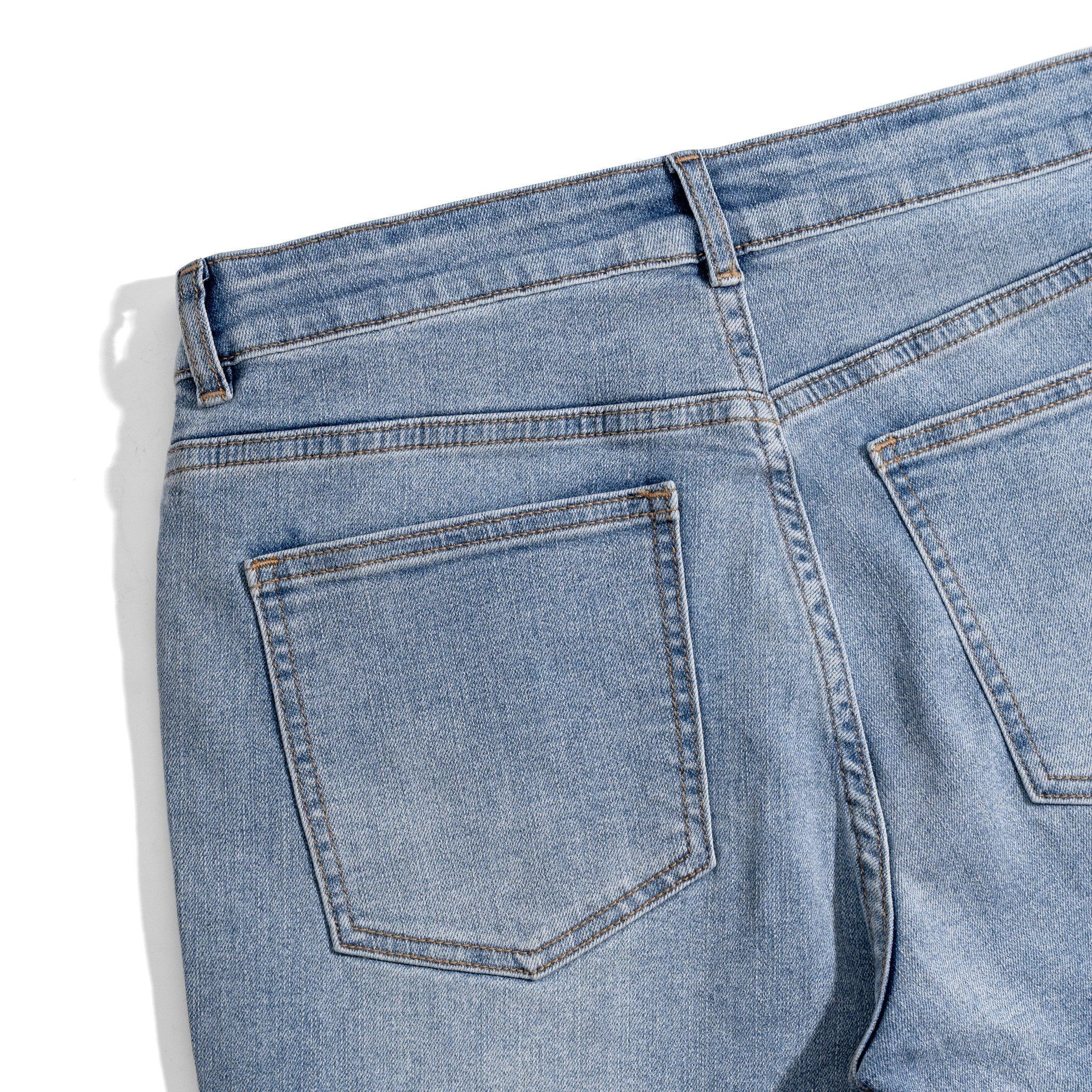 Quần Short Jeans Light Blue