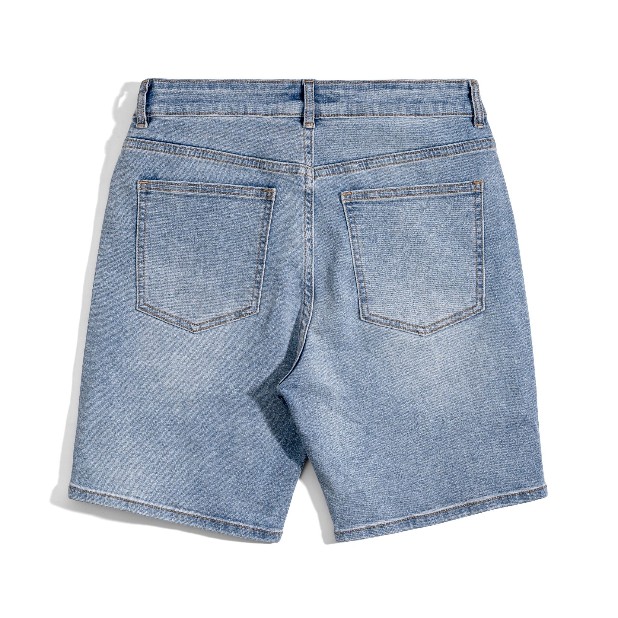 Quần Short Jeans Light Blue