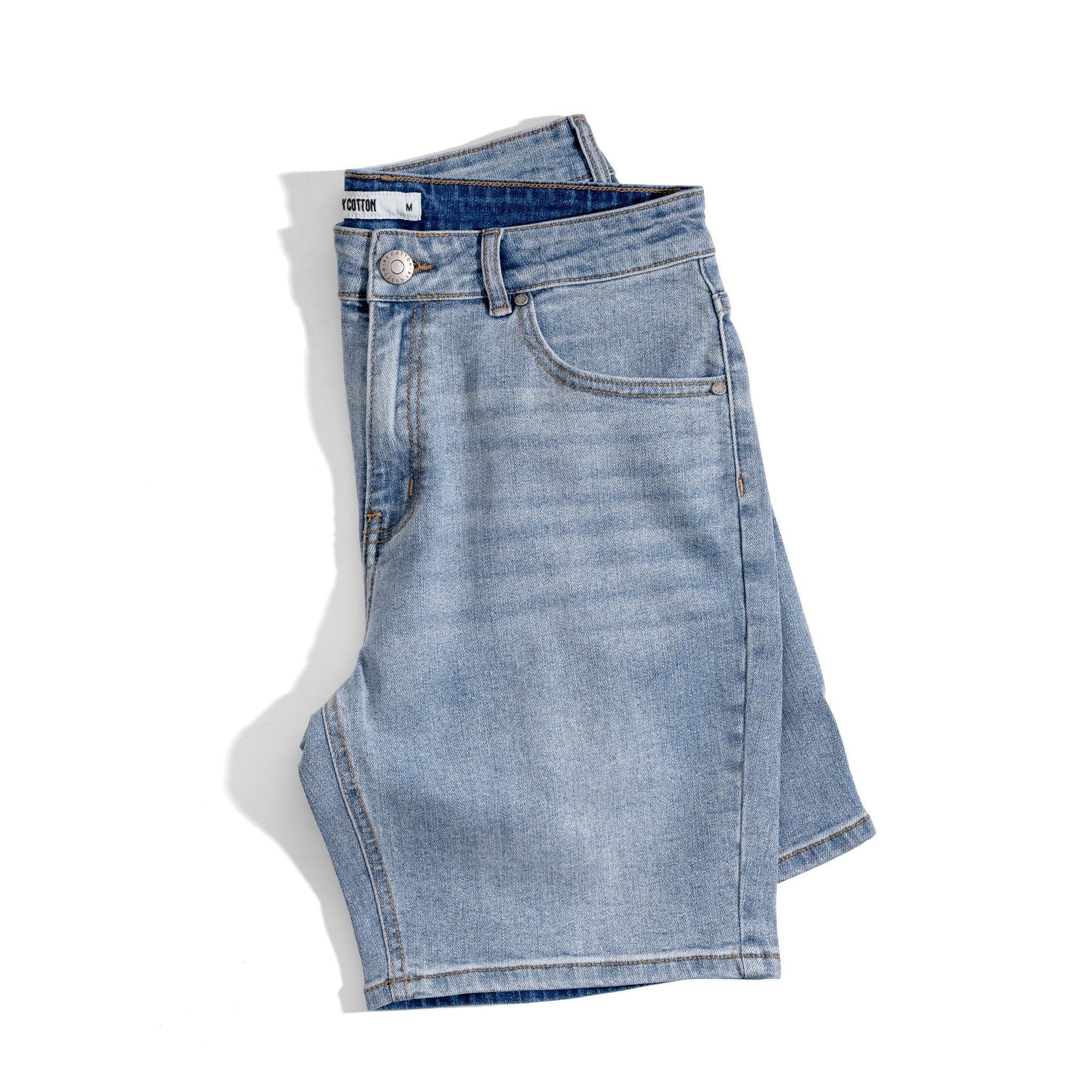 Quần Short Jeans Light Blue