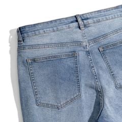 Quần Short Jeans Light Blue Rách