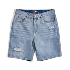 Quần Short Jeans Light Blue Rách