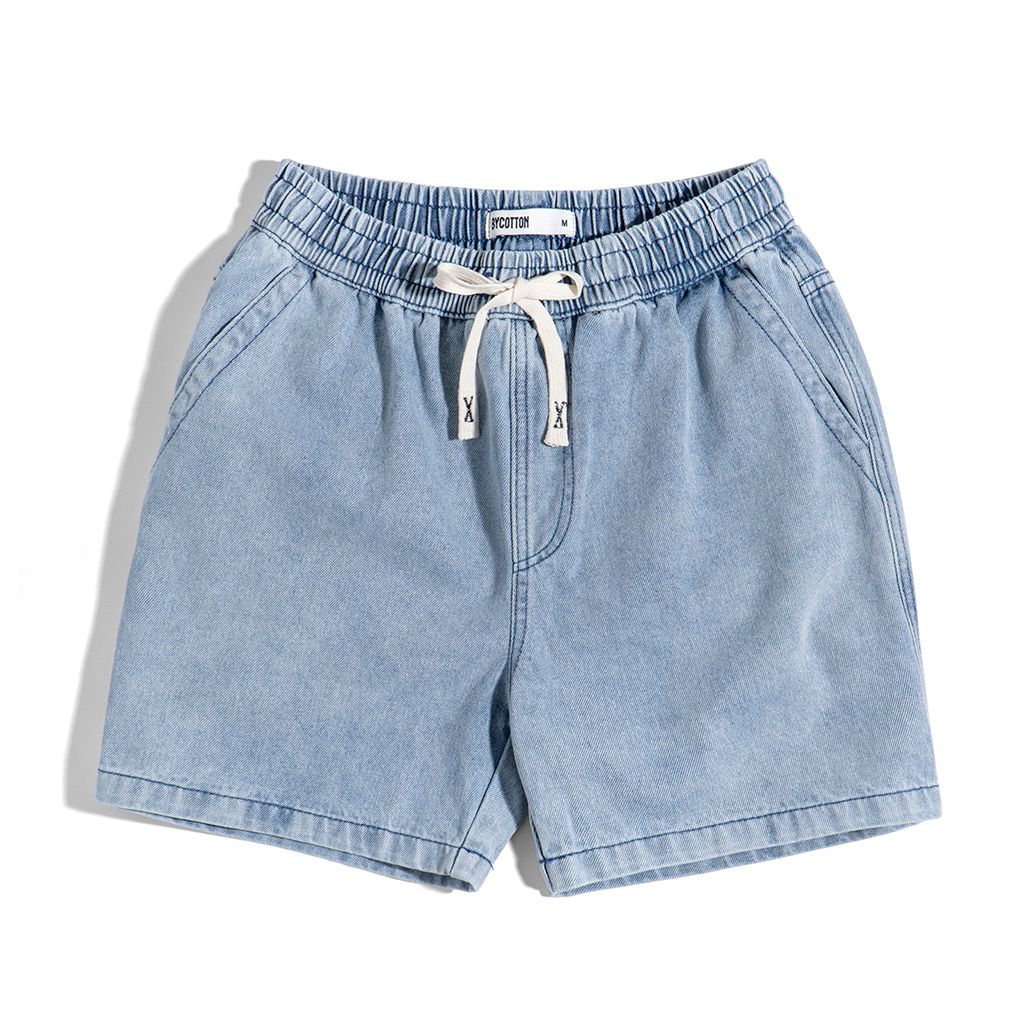 QUẦN SHORT JEANS LƯNG THUN 0201