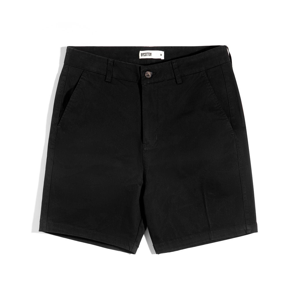 Quần Short Kaki By Cotton Đen SS2