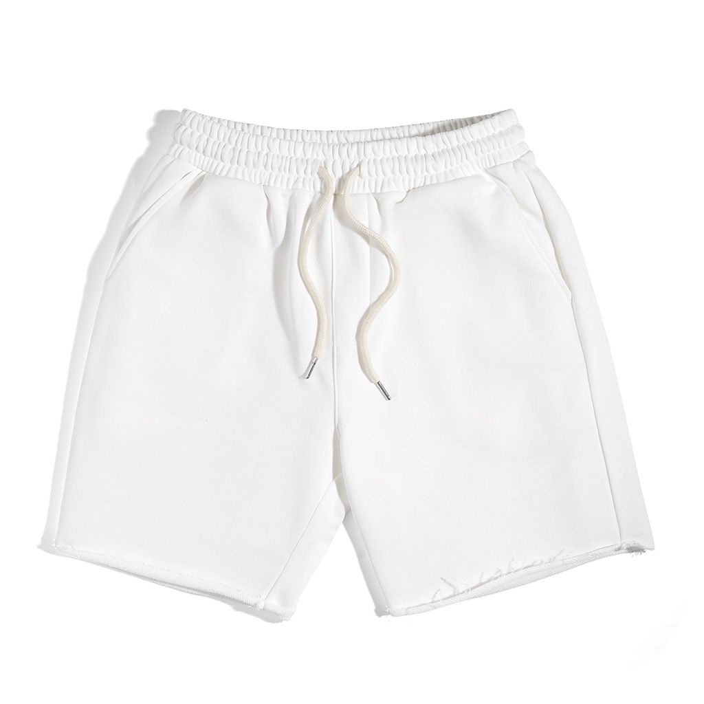 Quần Short Thun Cotton Trắng