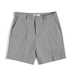 Quần Short Tây Sọc Xám