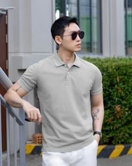 Áo Thun Polo Basic Pique 1.0 - Grey