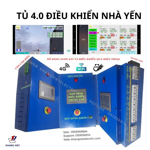  TỦ 4.0 ĐIỀU KHIỂN NHÀ YẾN KV-4T04 
