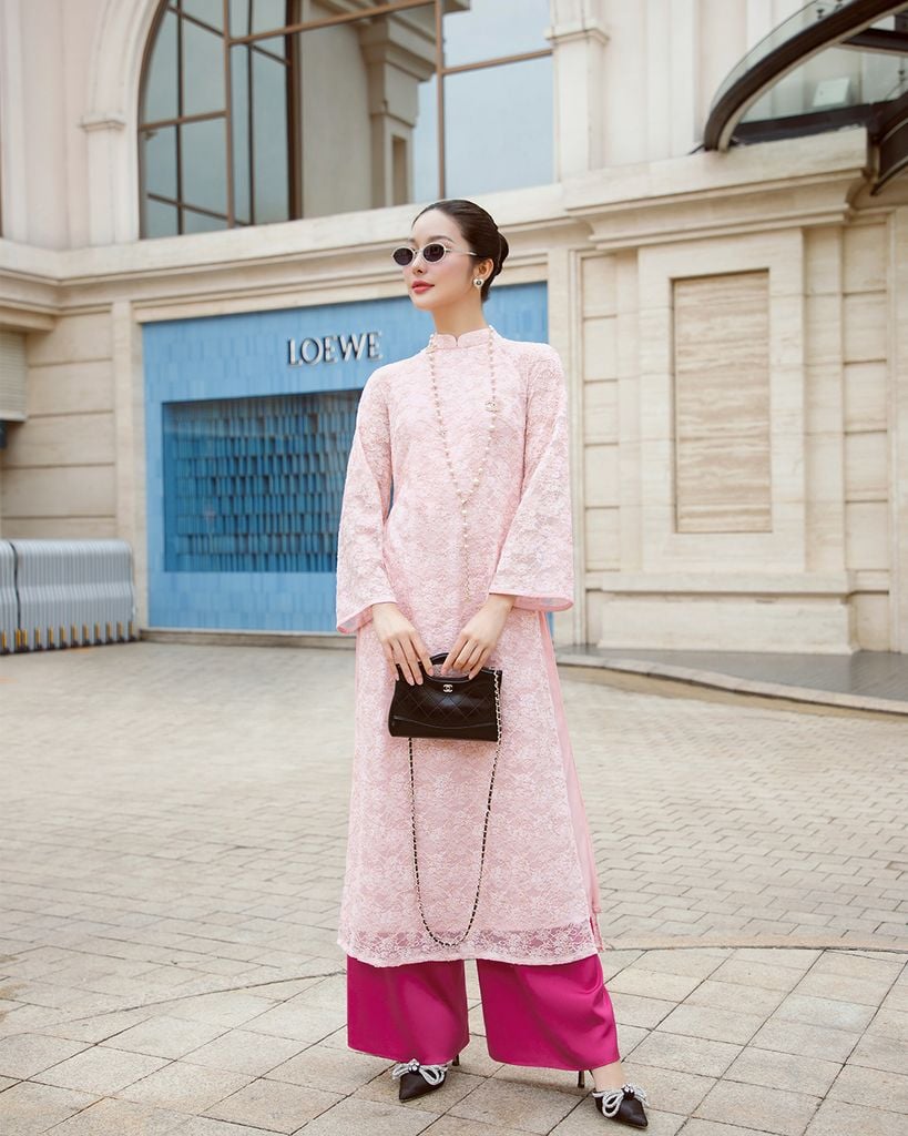  SET ÁO DÀI XUÂN ĐAN K CLOSET S2011 