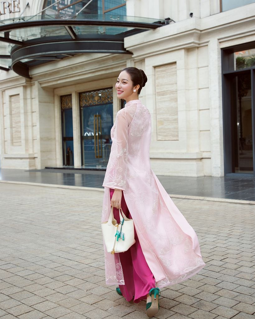  SET ÁO DÀI XUÂN CHU K CLOSET S2017 