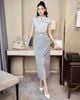  CHÂN VÁY MIDI BÚT CHÌ XẺ TRƯỚC K CLOSET V2011 