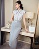 CHÂN VÁY MIDI BÚT CHÌ XẺ TRƯỚC K CLOSET V2011 