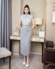  CHÂN VÁY MIDI BÚT CHÌ XẺ TRƯỚC K CLOSET V2011 