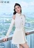  ĐẦM SƠ MI DẬP LY THÂN TRÊN KHOÉT VAI K CLOSET D1018 