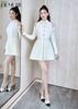  ĐẦM SƠ MI DẬP LY THÂN TRÊN KHOÉT VAI K CLOSET D1018 