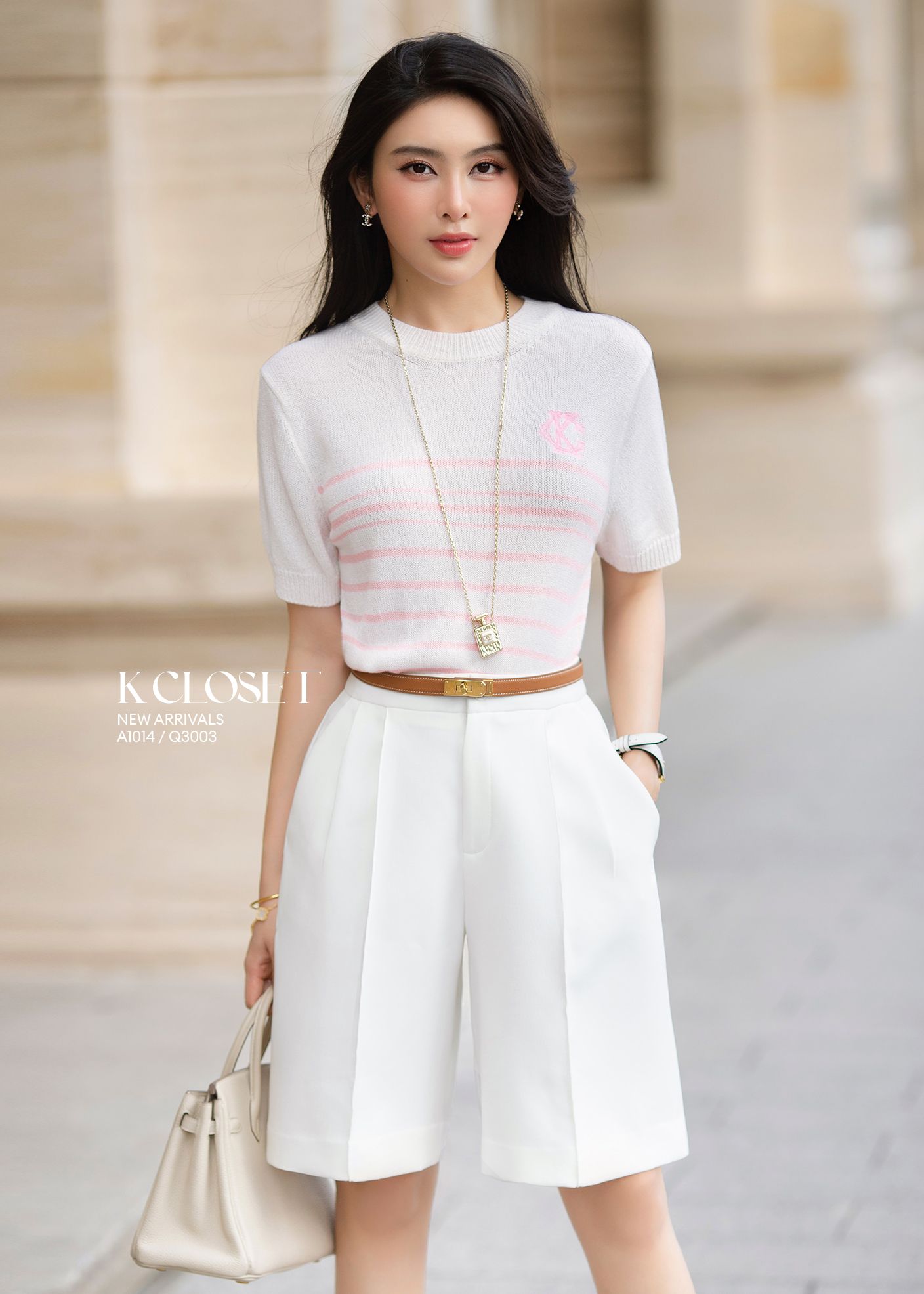  QUẦN LỬNG XẾP LY GIỮA K CLOSET Q3003 