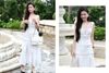  ĐẦM MIDI CỔ VUÔNG XẺ TÀ PHỐI REN LƯỚI K CLOSET D1020 