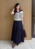  ÁO LEN THỦY THỦ SỌC NGANG NÚT TIM K CLOSET A4011 