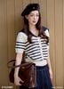  ÁO LEN THỦY THỦ SỌC NGANG NÚT TIM K CLOSET A4011 