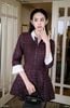 ĐẦM MINI TWEED CỔ PHỐI SƠ MI KHÓA KÉO K CLOSET D1029 