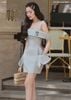  ĐẦM TÚI CÁNH BƯỚM DÂY ĐÍNH ĐÁ K CLOSET D1023 