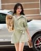  JUMPSUIT CỔ SƠ MI TAY DÀI THÊU KC S1009 