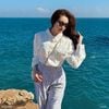  ÁO SƠ MI TAY DÀI THÊU HOA K CLOSET A1031 