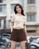 ÁO LEN CỔ BẺ 3 SỌC K CLOSET A2010 